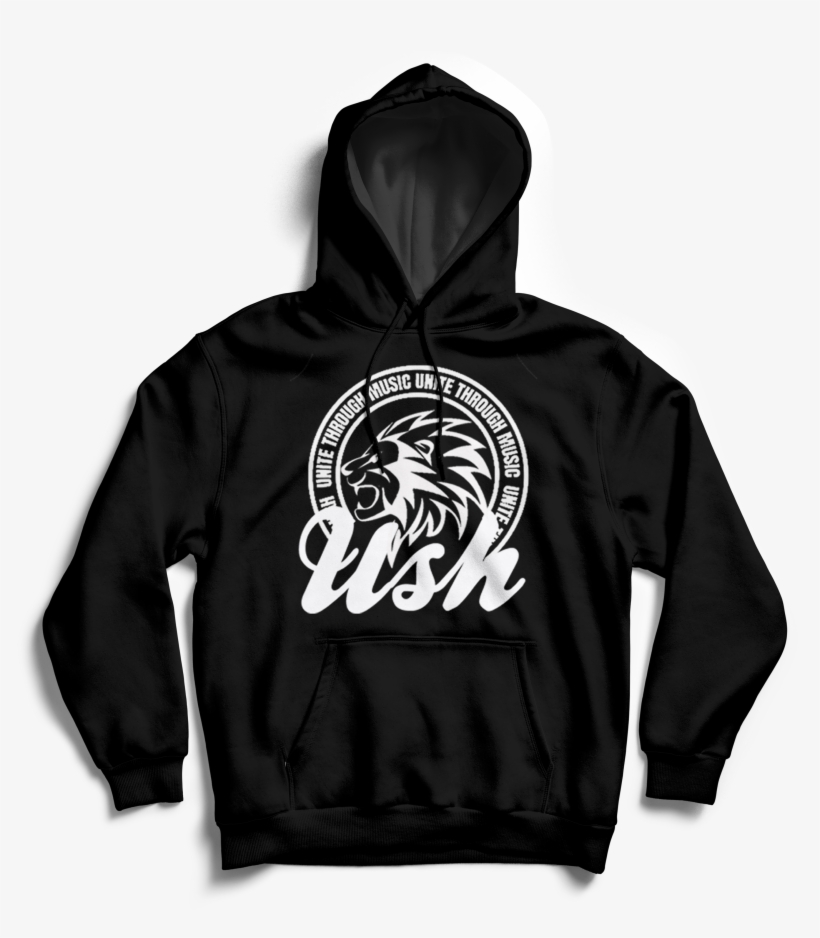Image Of "ush Lion" Black Pull Over Hoodie " - Poleron La Casa De Papel, transparent png download