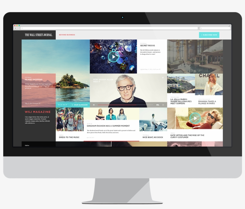 Wall Street Journal - Led-backlit Lcd Display, transparent png download