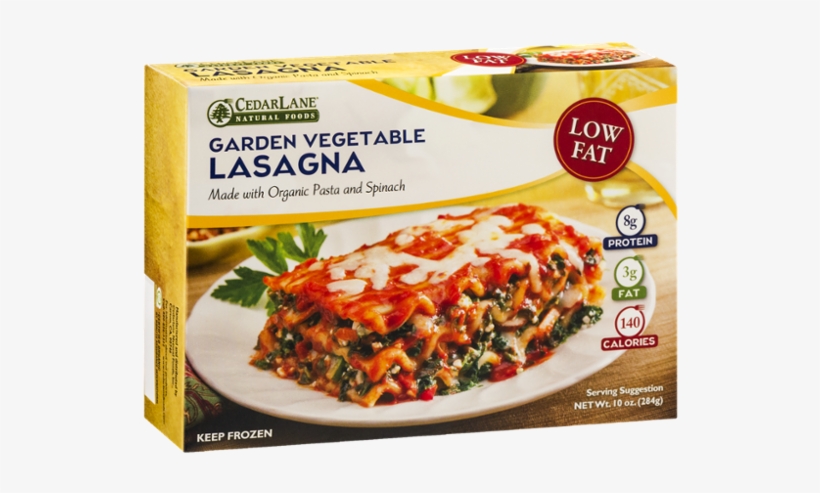 Cedar Lane Garden Vegetable Lasagna - 10 Oz Box, transparent png download
