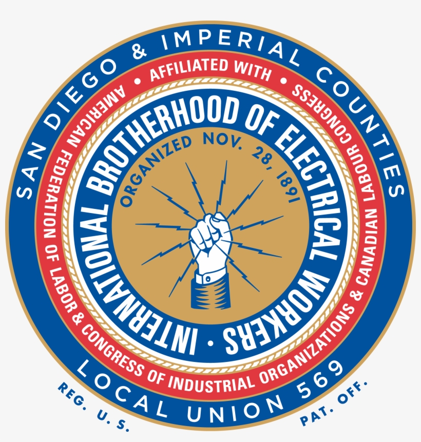 Ibew569 Logo - International Brotherhood Of Electrical Workers, transparent png download