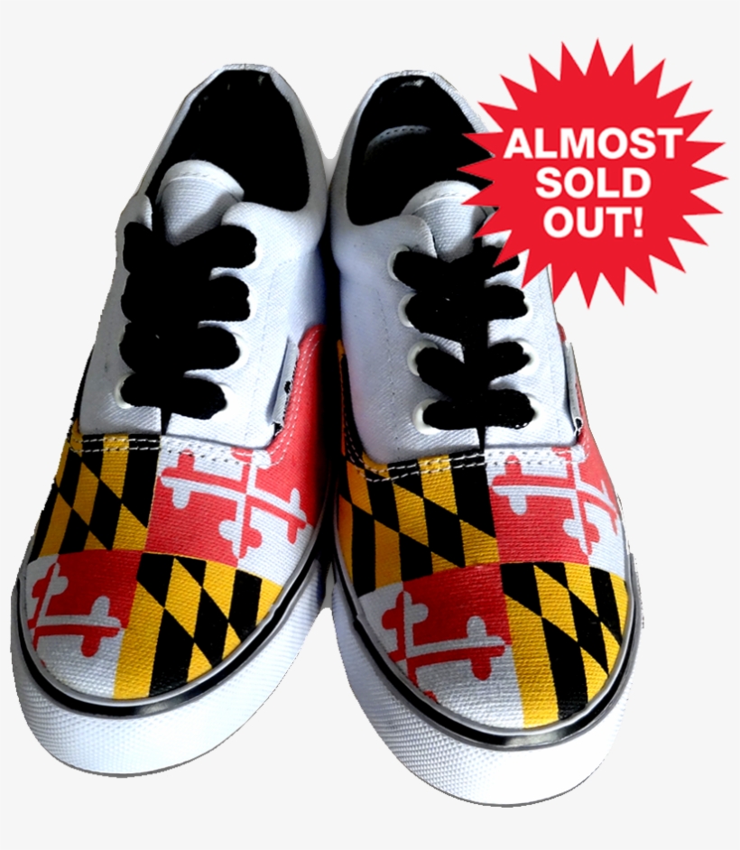 Route One Apparel's Newest Product, Maryland Flag Shoes, - Slip-on Shoe, transparent png download