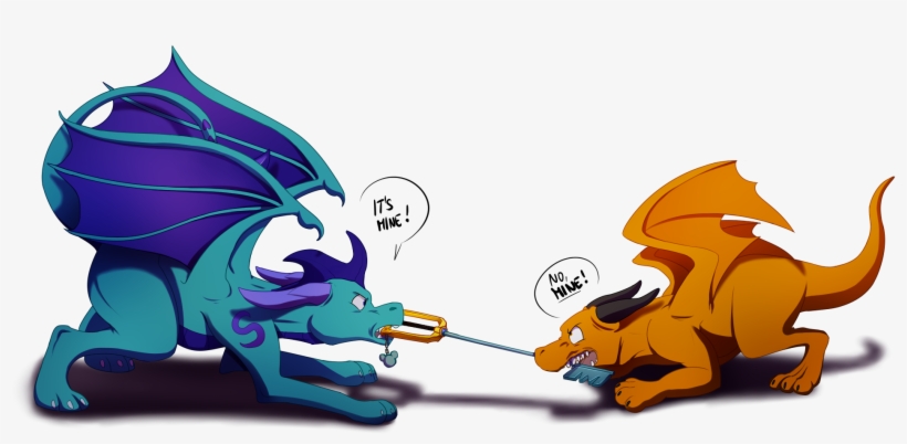 Keyblade Battle - By Kina-axian - Kina Dragon, transparent png download