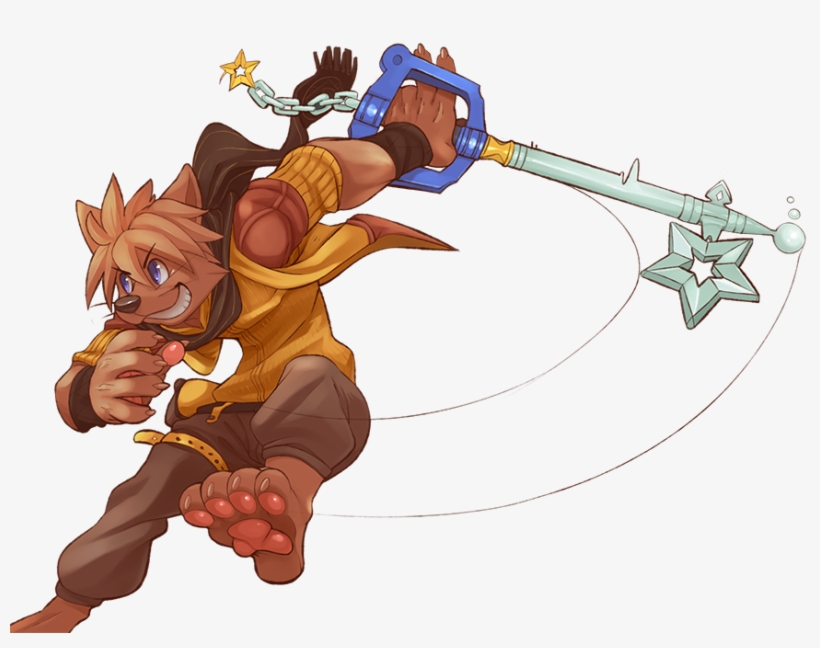 [art By Gazpacho] Neo The Keyblade Master - Furry Keyblade Master, transparent png download