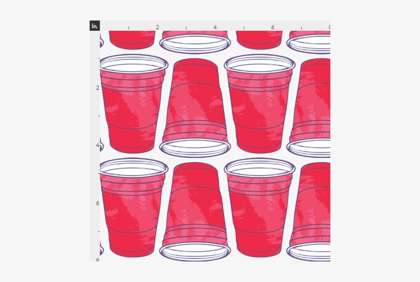 Red Cup - Pint Glass, transparent png download