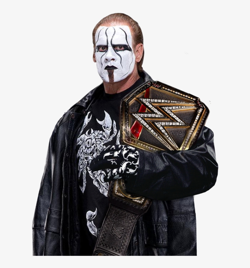Sting Wwe World Heavyweight Champion By Nibble T-d97iuw9 - Wwe Sting, transparent png download