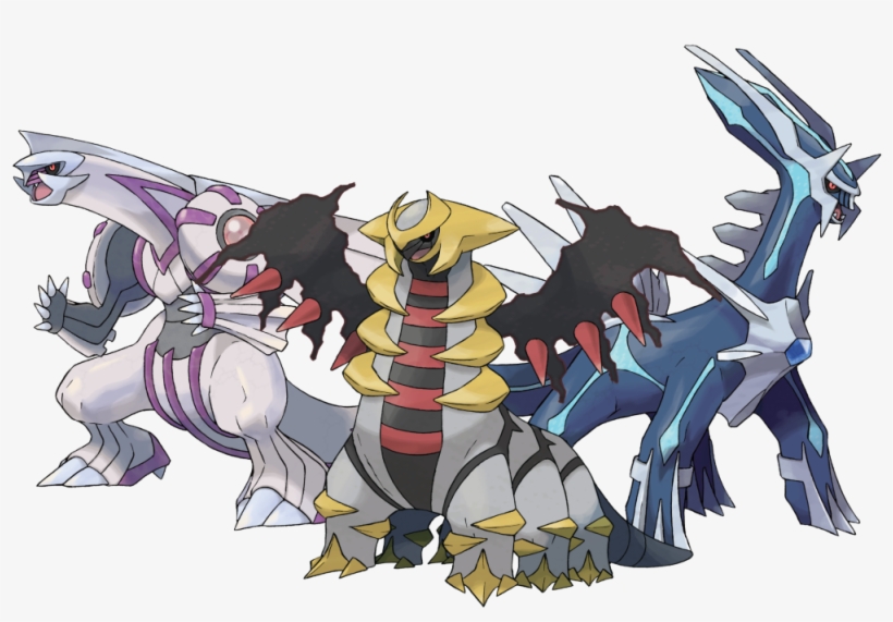 Dragontrio - Palkia Dialga, transparent png download
