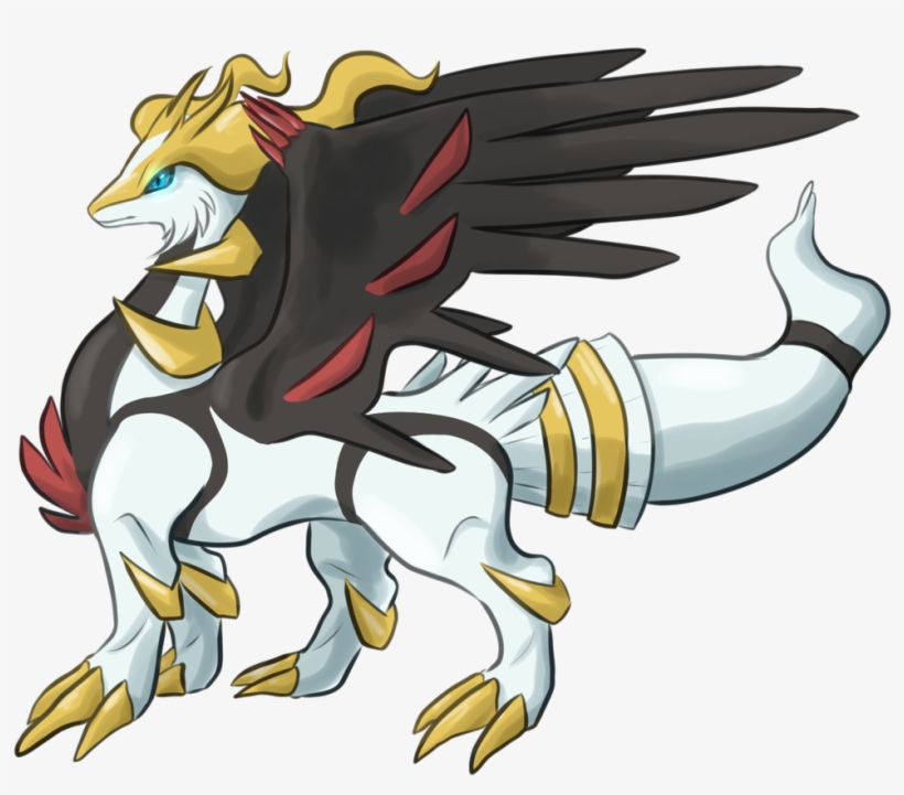 Lucy On Twitter - Reshiram And Giratina Fusion, transparent png download
