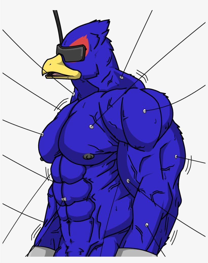 Falco Lombardi Growth - Falco Hot Star Fox, transparent png download