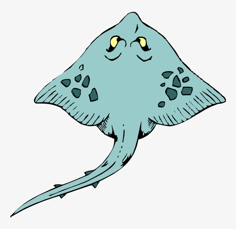 Free Stingray Clipart - Stingray Clipart Png, transparent png download