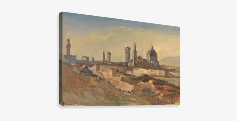 Florence Hercules Brabazon Brabazon Canvas Print - Design Art 'hercules Brabazon Brabzon - Florence' Lansdcape, transparent png download