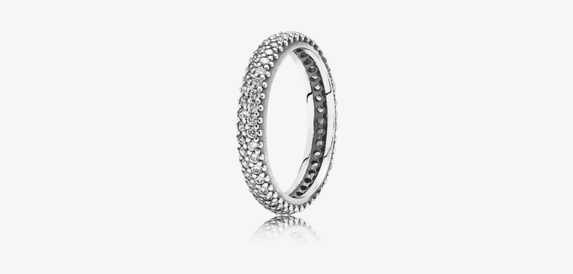 Pandora Gioielli 190909cz - Pandora Sparkling Curve Ring, transparent png download