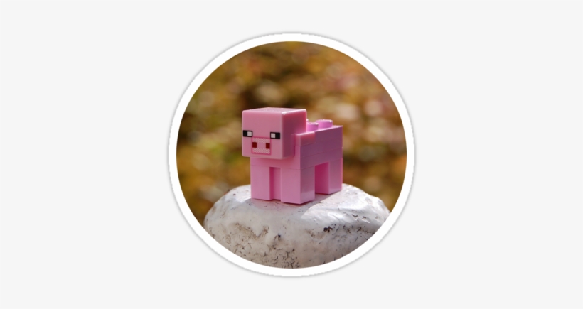 Minecraft Pig Lego - Minecraft, transparent png download