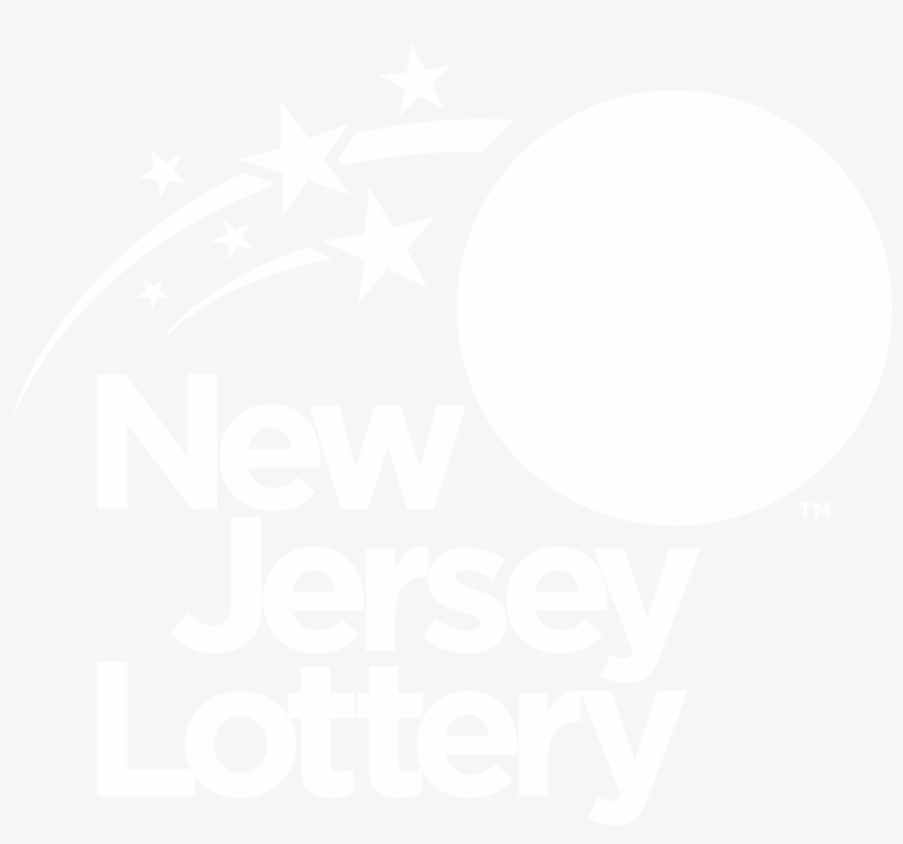 New Jersey Lottery Logo Black And White - Plan White, transparent png download