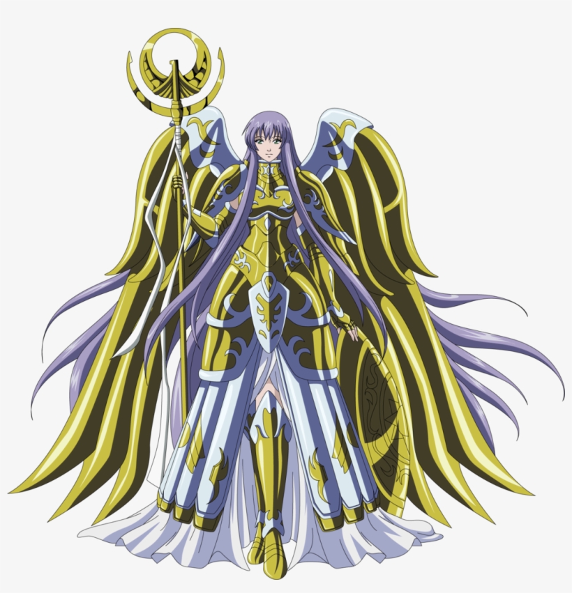 Sasha God Cloth - Armadura De Athena Lost Canvas, transparent png download