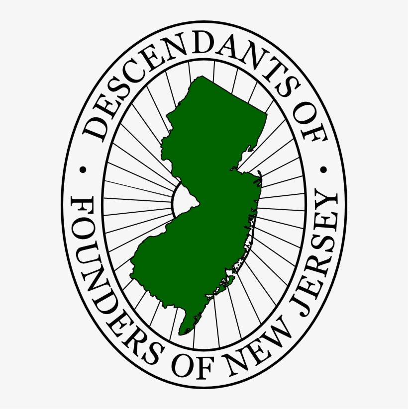 Descendants Of The Founders Of New Jersey Home - New Jersey Vector, transparent png download
