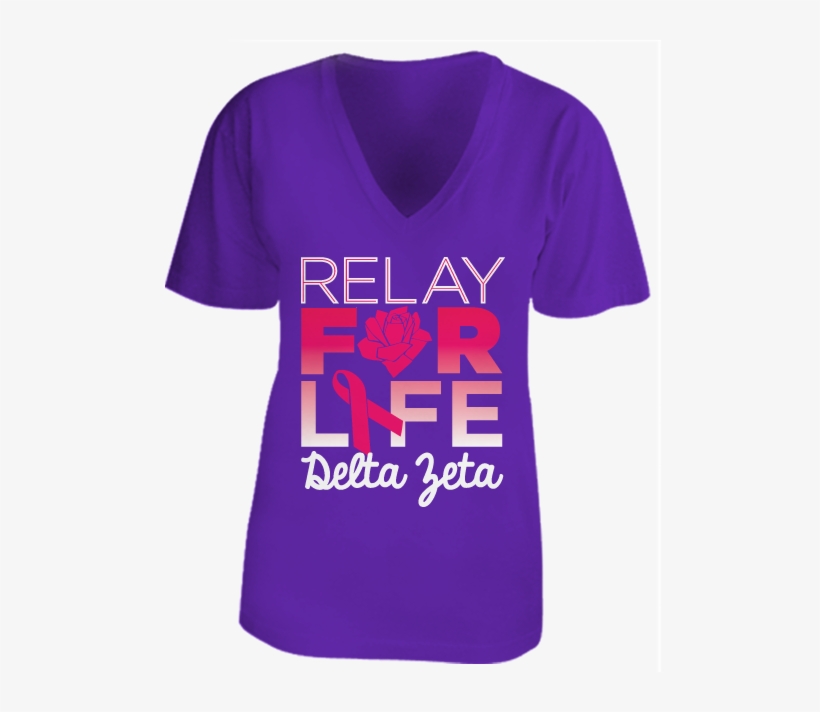 Delta Zeta Relay For Life - Active Shirt, transparent png download