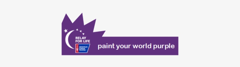 Acs Paint Your World Purple Awareness Campaign Isupportcause - Relay For Life Overlay, transparent png download