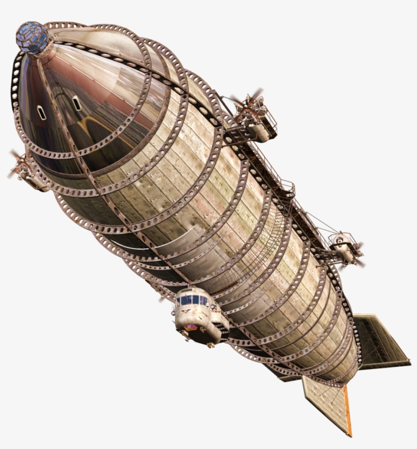 Steam Airship - Steampunk Airship Png Transparent PNG - 1024x1003 ...