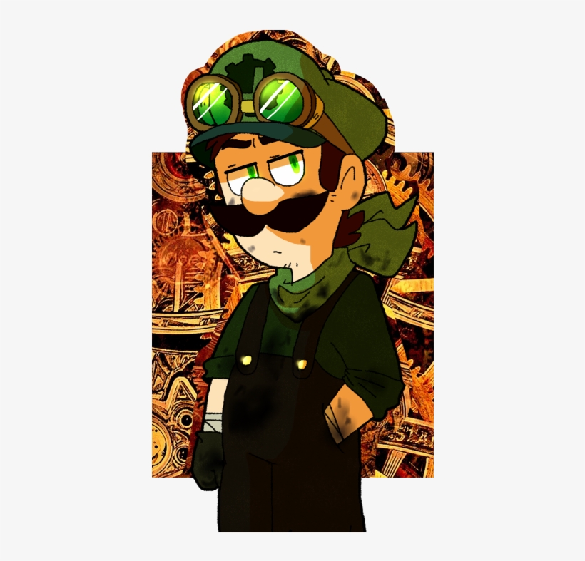 I'm A Steampunk Trash, You Know - Steampunk Mario, transparent png download
