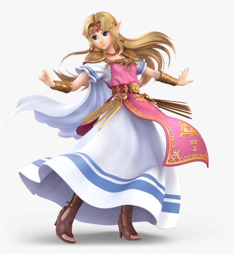 Unfortunately, We Failed To See A Lot Of Zelda During - Smash Bros Ultimate Zelda, transparent png download