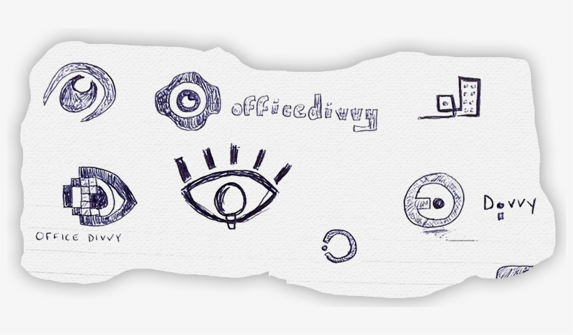 Office Divvy Blue Eye Sketch - Office Divvy,, transparent png download
