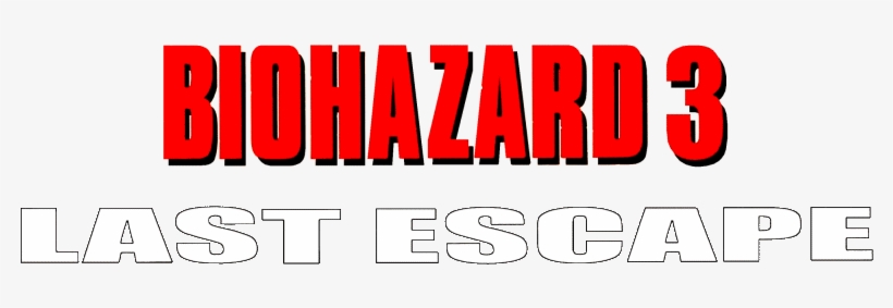 Resident Evil 3 Logo Png Jpg - Biohazard 3 Last Escape Logo, transparent png download