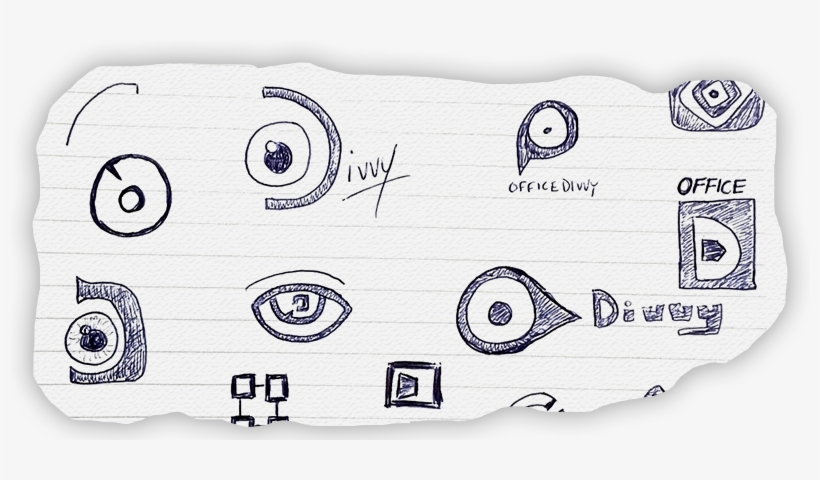 Office Divvy Blue Eye Sketch - Office Divvy,, transparent png download
