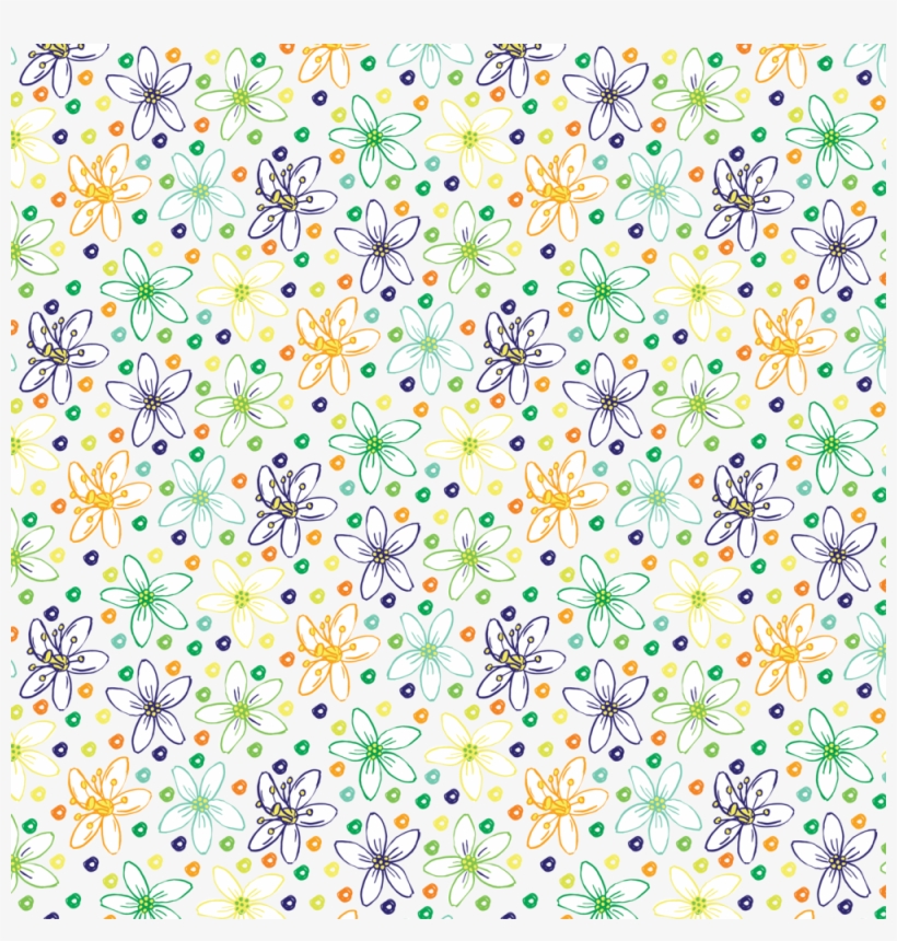 Whiteflowerspatternmulti - Portable Network Graphics, transparent png download