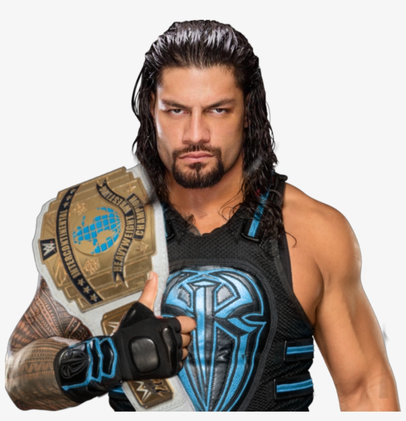 16 Jan - Roman Reigns Intercontinental Champion, transparent png download