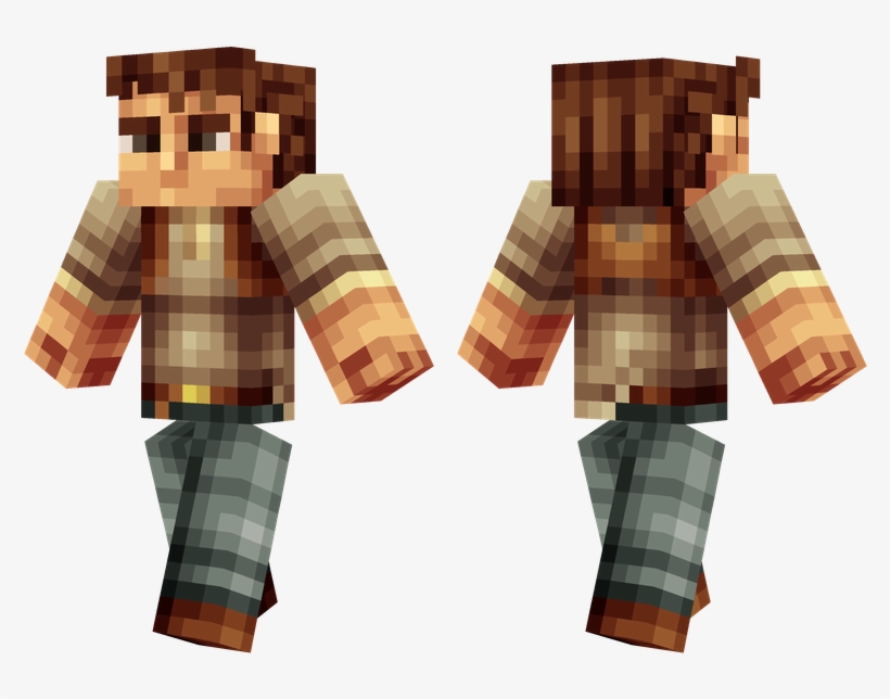 Nathan Drake - Nathan Drake Skin Minecraft, transparent png download