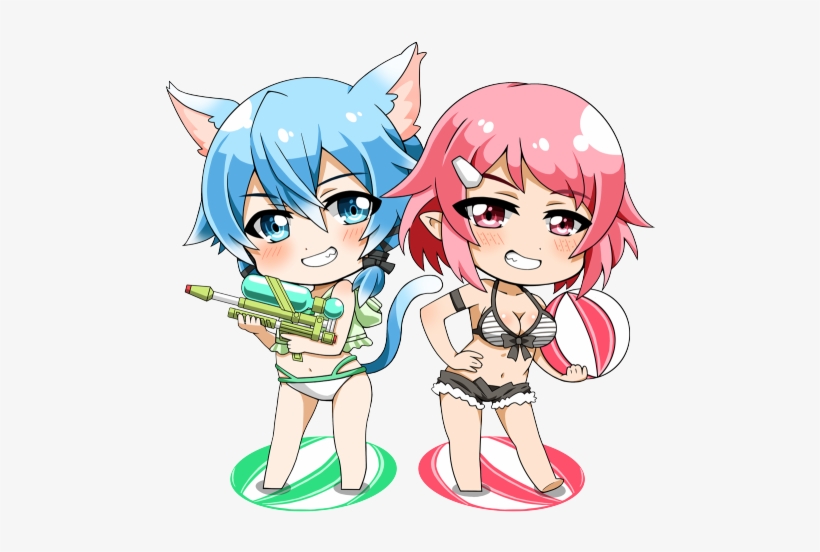3 - Chibi Sinon, transparent png download