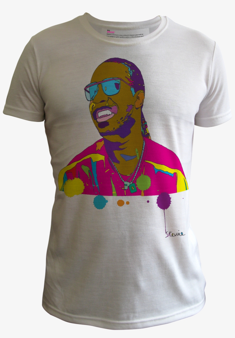 Stevie Wonder - Geraint Thomas T Shirt, transparent png download