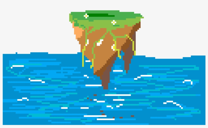 Floating Island - Illustration, transparent png download