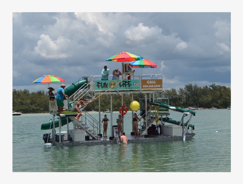 Floating Jungle Gym Finds A Home Near Longboat - Boat, transparent png download