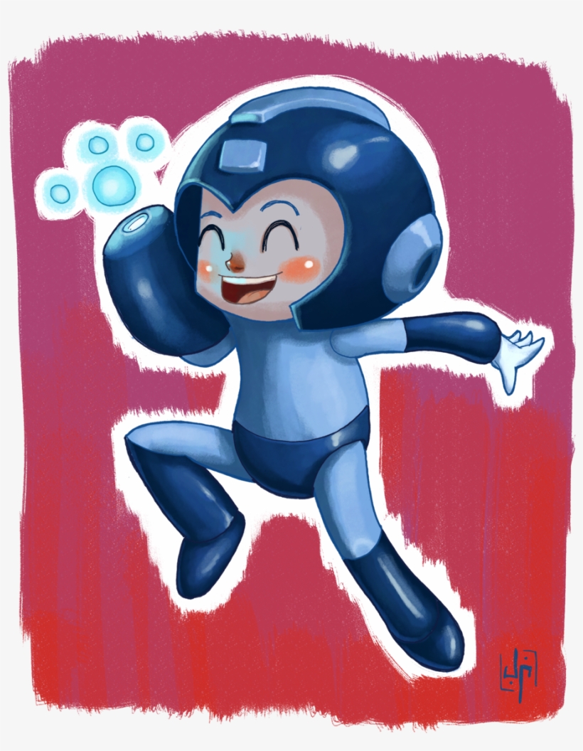 For August 7th Here's Megaman - Cartoon, transparent png download