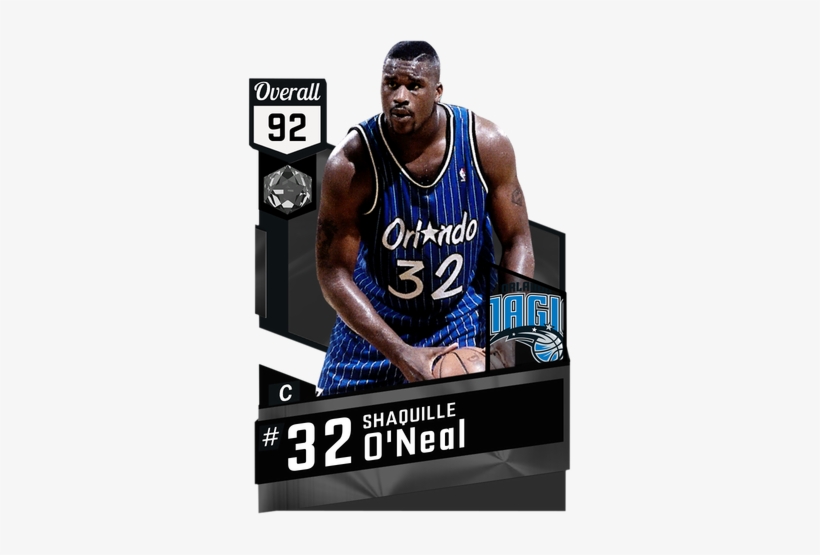 Jpg Library Library Shaquille O Neal Myteam Onyx Card - Nba 2k17 Sapphire Cards, transparent png download