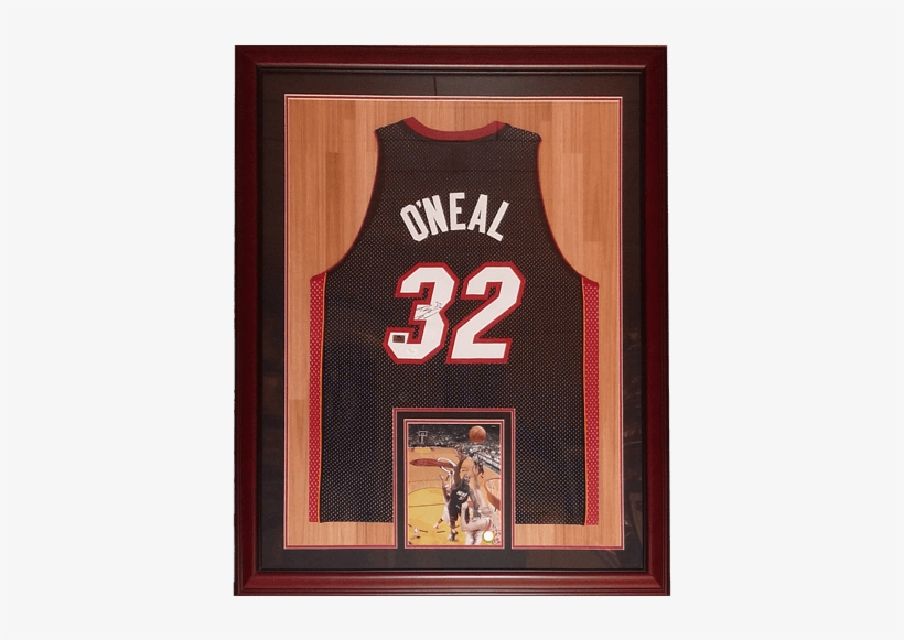 Shaquille O'neal Autographed Miami Heat - Sports Collectibles Shaquille O'neal Shaq Autographed, transparent png download