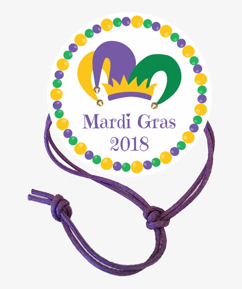 Napkin Knot Bead Qty - Mardi Gras, transparent png download