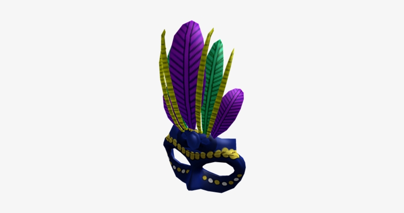 Blue Mardi Gras Mask - Mardi Gras Mask Png, transparent png download