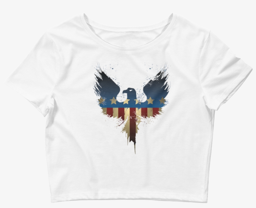Disgruntled American Crop Top, transparent png download