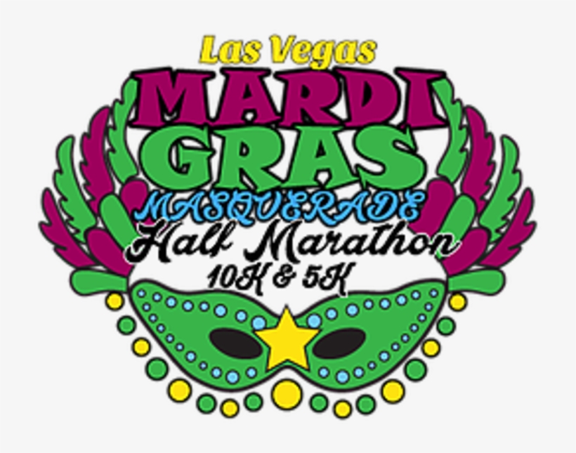 Mardi Gras Masquerade Half Marathon, 10k & 5k, transparent png download