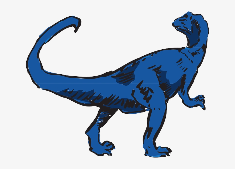 Predator Blue, Art, Reptile, Ancient, Rex, Predator - Blue T Rex Png, transparent png download