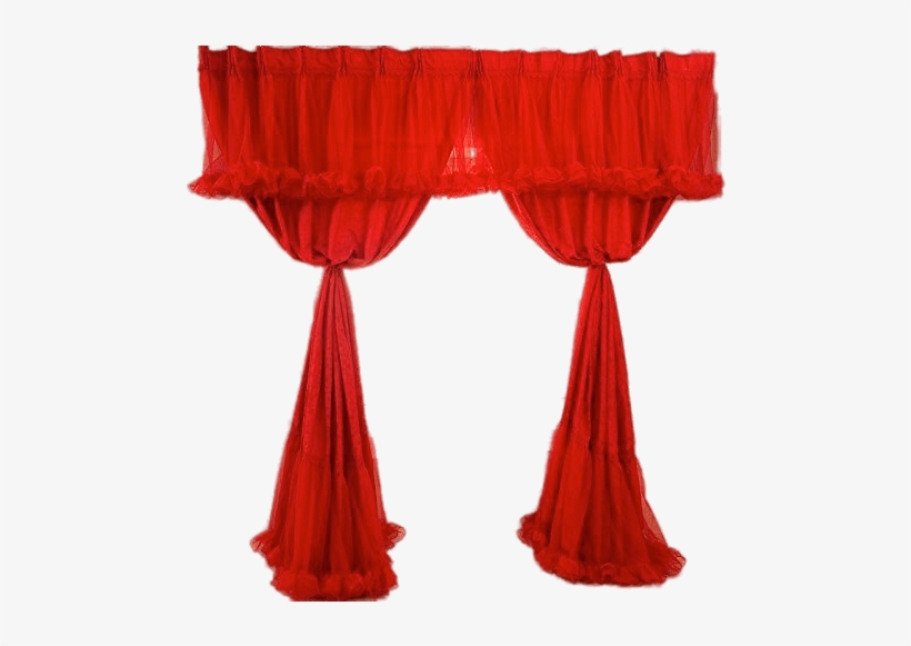 Indian Style Red Curtains - Curtain, transparent png download