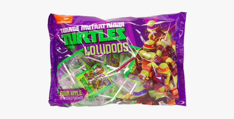 Teenage Mutant Ninja Turtles Lollipops Sour Apple - Teenage Mutant Ninja Turtles Lollipops, transparent png download