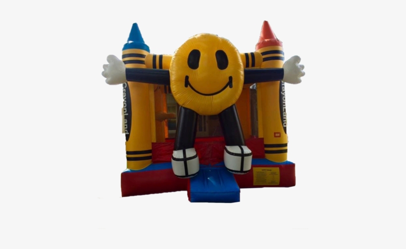 Crayola/smiley Face Emoji Bounce House - Emoji, transparent png download