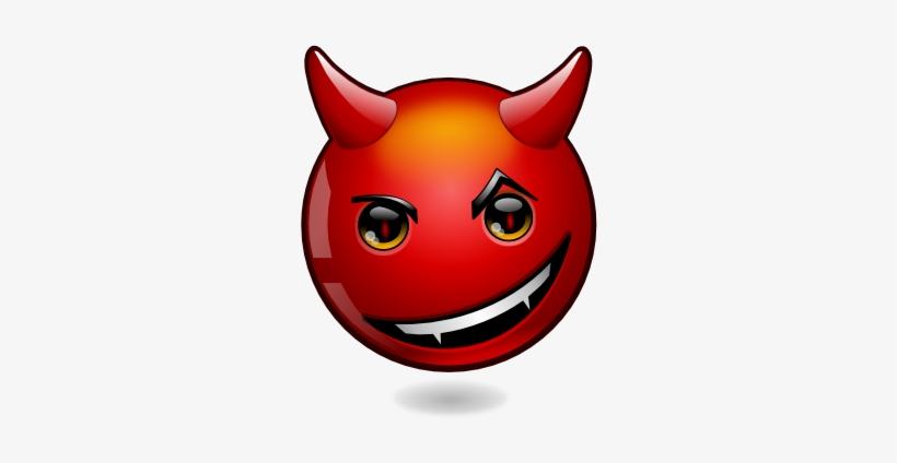 According To Markuson, If Some Website Or Application - Devil Smiley, transparent png download