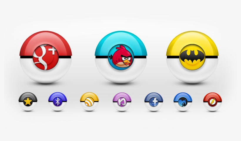 Photo - Pokemon Batman Ball Cabochon Glass Dome Silver Chain, transparent png download
