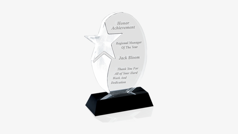 Star Acrylic - Acrylic Trophy Png, transparent png download