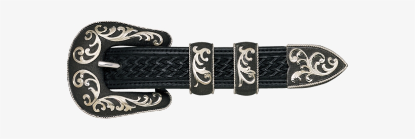 Vogt Silversmiths 1" Black River Belt Buckle - River, transparent png download