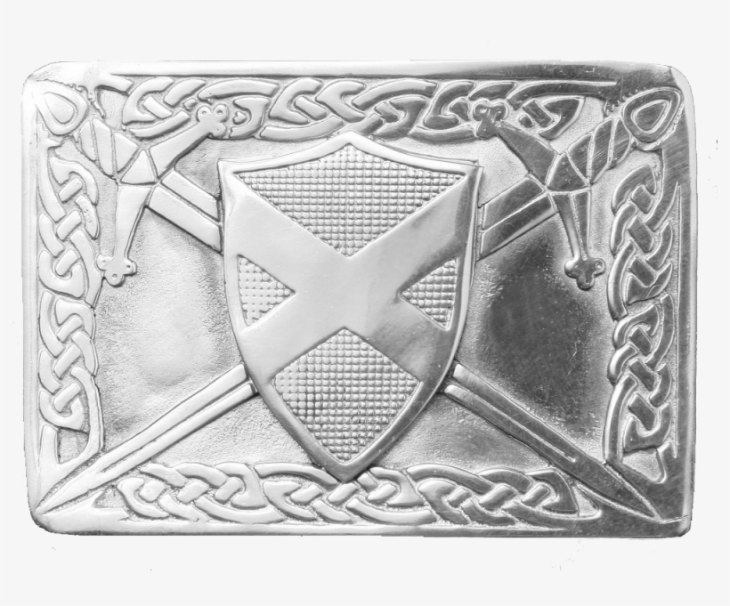 Hark Saltire Shield Belt Buckle - Belt Buckle, transparent png download